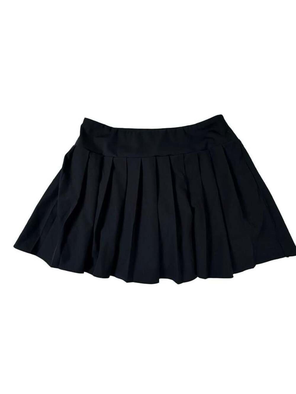 Athletic Pleated Skirt Black